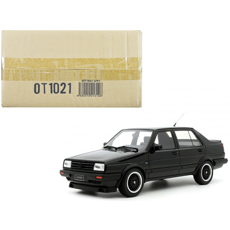1987 Volkswagen Jetta Mk2 Black Limited Edition to 2000 pieces Worldwide 1/18 Model Car by Otto Mobile