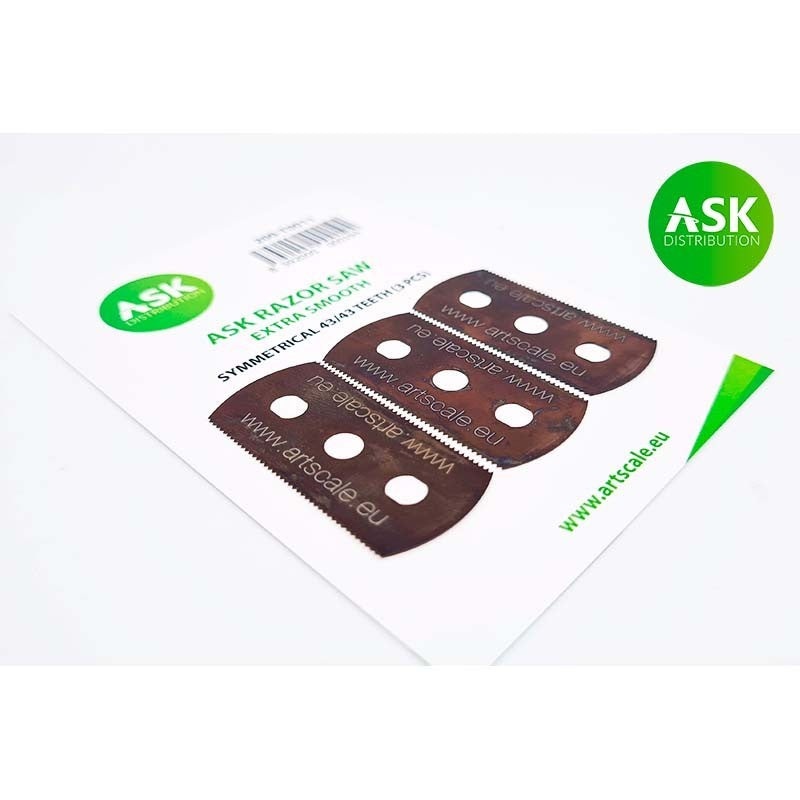 Art Scale Kit – Razor Saw (Extra Smooth Symmetric 43/43 teeth) (3 pcs)