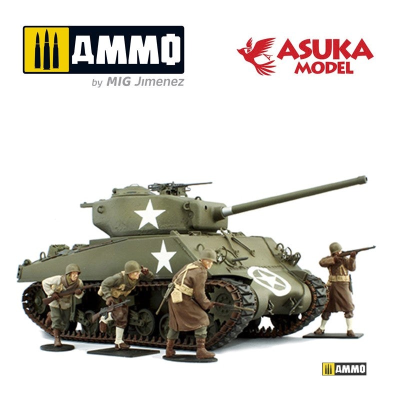 ASUKA – 1/35 US M4A35(76) Sherman (Battle of Bulge)