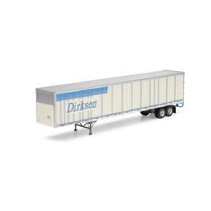 Athearn 72830 HO 53ft Wabash Plate Trailer Dirksen #57040