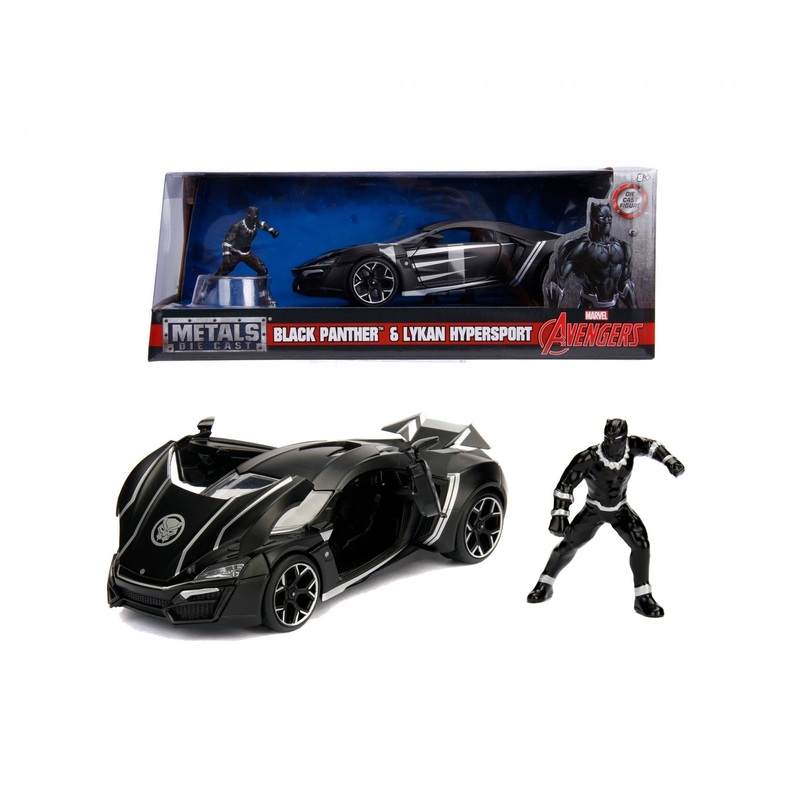 Jada – 1/24 Black Panther & Lykan Hypersport (Marvel)