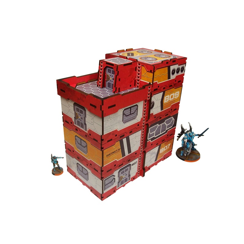 Micro Art Studio – District 5 Apartment 1 PREPAINTED (H00096 Red)