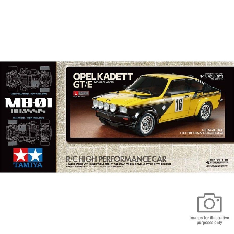 Tamiya – R/C Opel Kadett GT/E (MB01) (No ESC Incl.)