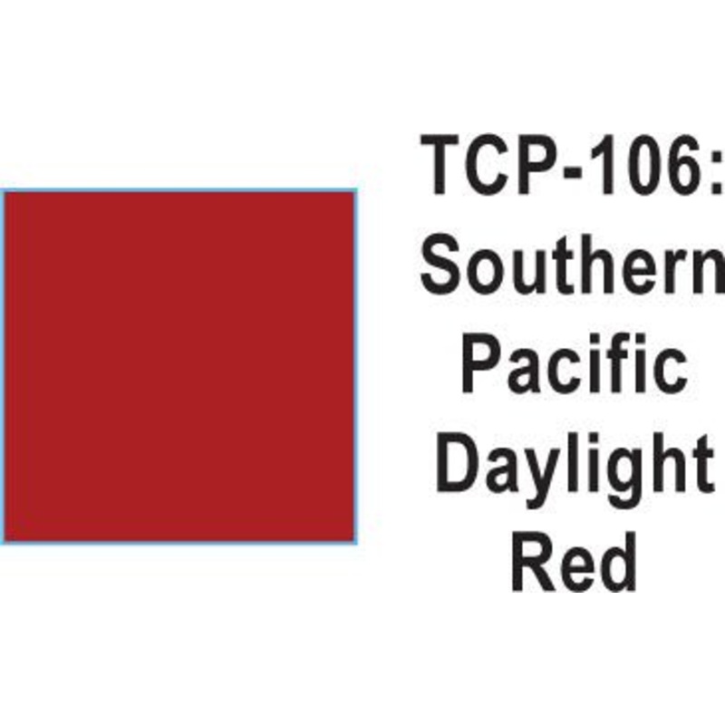 Tru Color TCP-106 Southern Pacific Daylight Red Paint 1 ounce