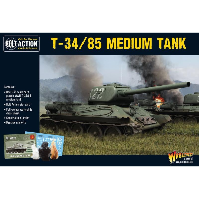 Warlord – Bolt Action: T34/85 Medium Tank