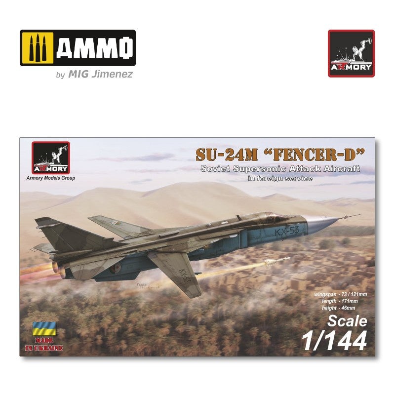 ARMORY – 1/144 Sukhoj Su-24M Fencer in Foreign Service (Algeria, Iran, Iraq, Lybia, Syria)