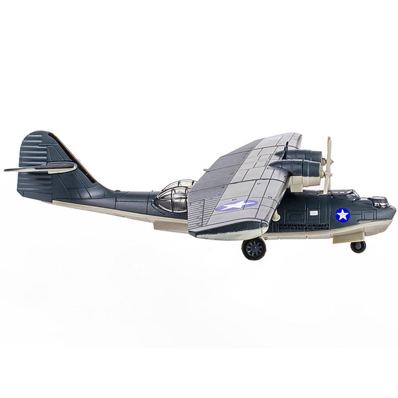 Consolidated PBY-5A Catalina Aircraft “Commander John S. McCain South Pacific Force Henderson Field Guadalcanal Island” United States Navy (1942) “Planes of World War II” Series 1/144 Diecast Model Airplane by Luppa