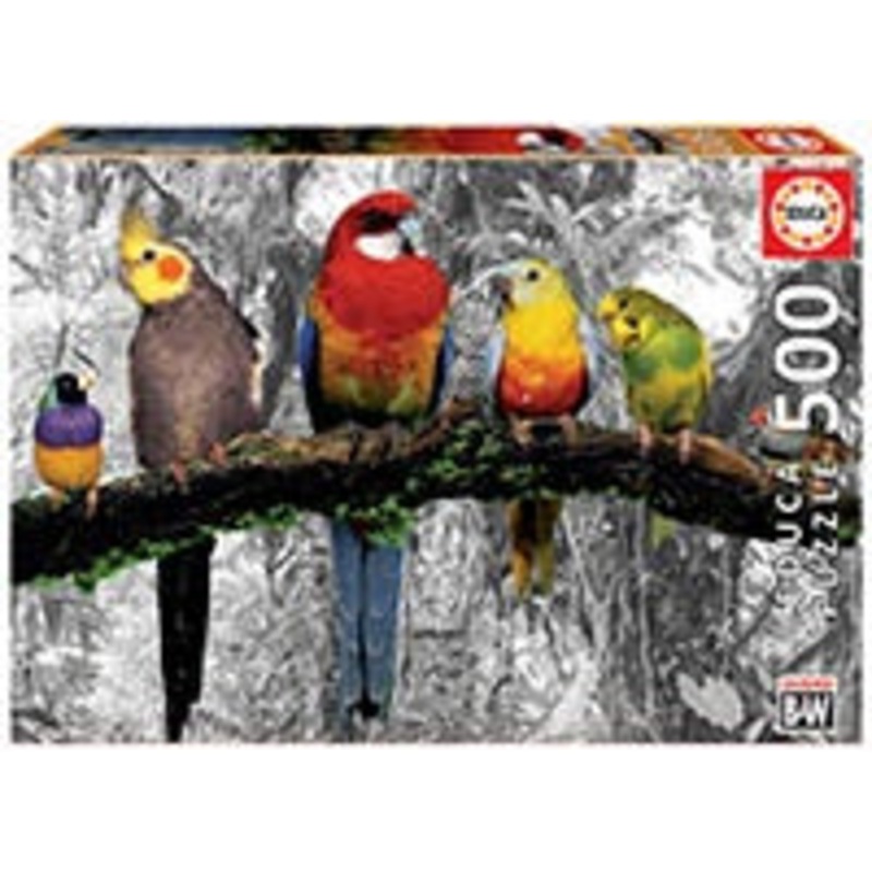 Educa – Birds In The Jungle – Coloured B&W (500pcs)