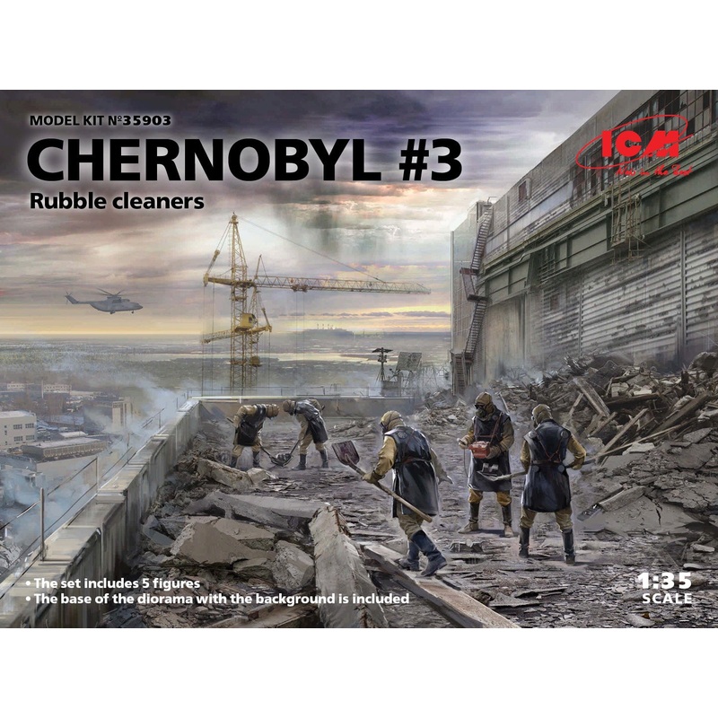 ICM – 1/35 Chernobyl #3 Rubble Cleaners