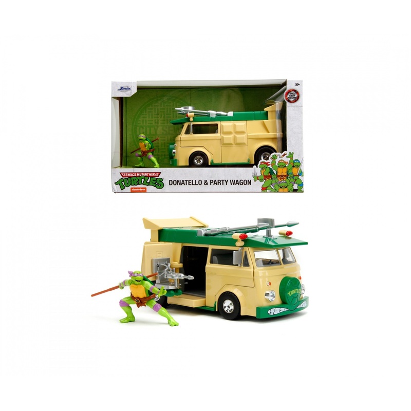 Jada – 1/24 Donatello & Party Wagon (Hollywood Rides)