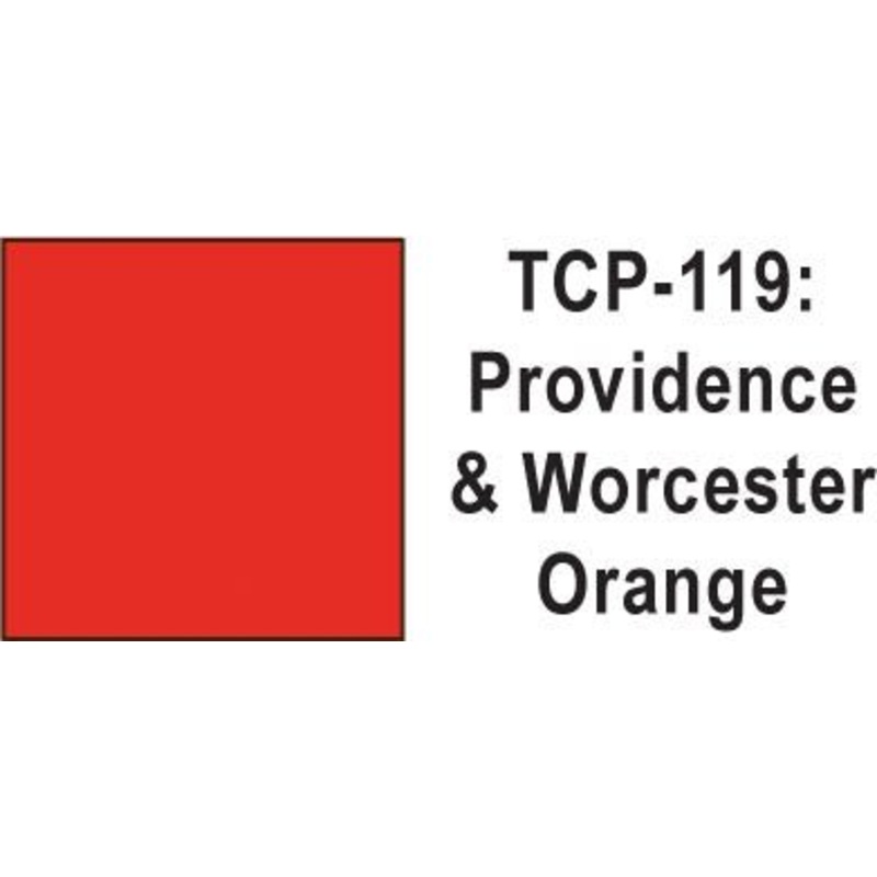 Tru Color TCP-119 Providence and Worcester Orange Paint 1 ounce