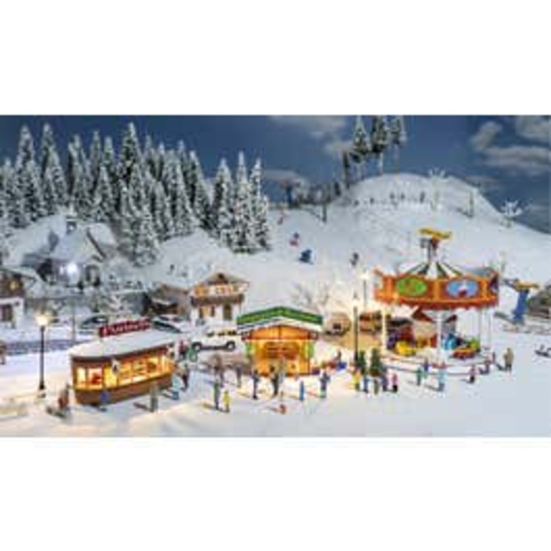 Faller 190143  HO Christmas market Promotional-Set kit