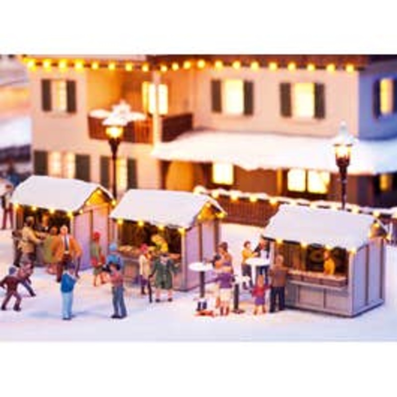 NOCH 65610  HO Combined Set At the Christmas Market kit