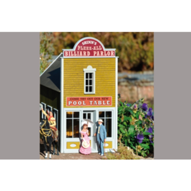 PIKO #62715 River City Shinn's Billiard Parlor Built-Up Building (G-Scale)
