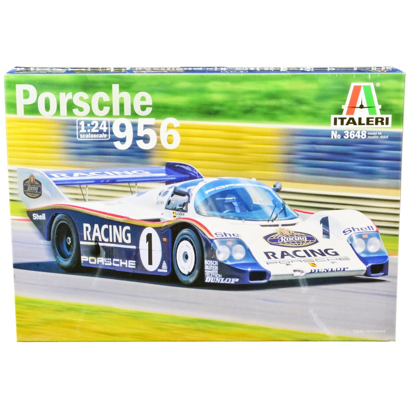 Skill 2 Model Kit Porsche 956 1/24 Scale Model by Italeri