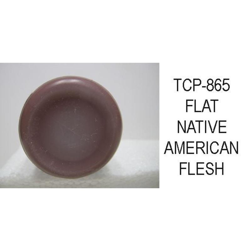 Tru Color TCP-865 Flat, Brushable Native American Flesh Paint 1 Fluid Ounce