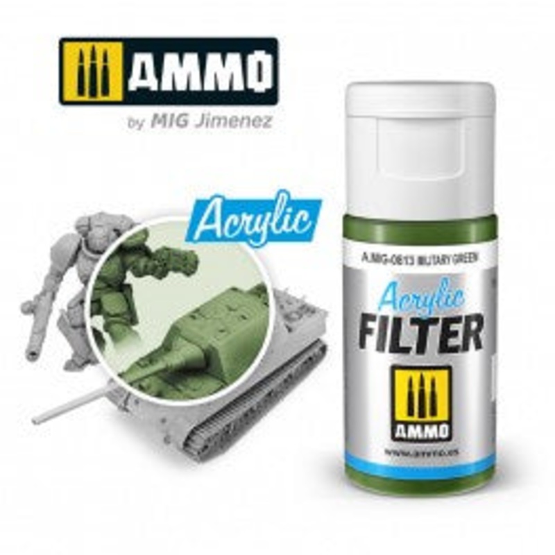 AMMO – 0813 Acrylic FILTER Military Green