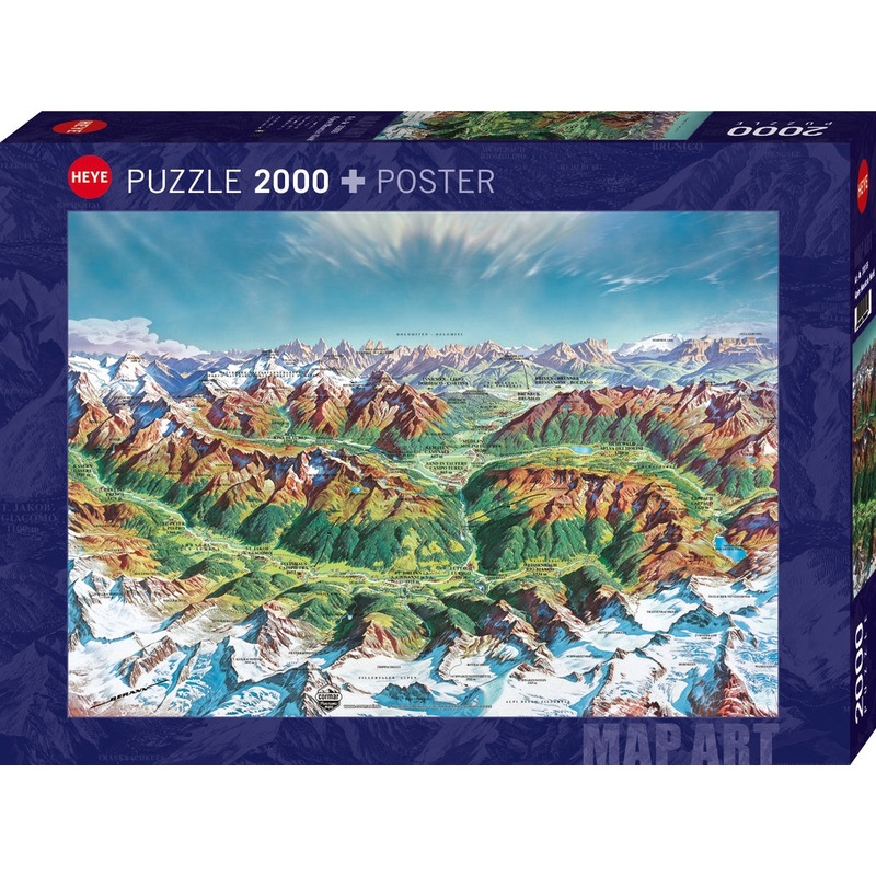 Heye – Alpine Mountain World (2000 pieces)