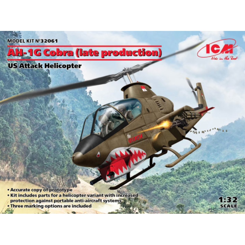 ICM – 1/32 AH-1G Cobra (Late Production) US Attack Helicopter