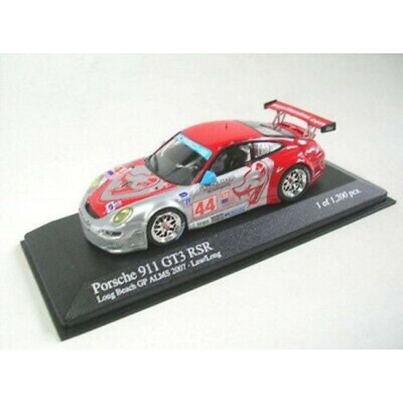 Minichamps – 1/43 Porsche 911 GT3 RSR (Law/Long) 2nd GT2 ALMS Long Beach GP 2007