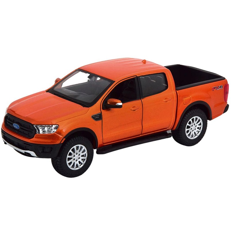 2019 Ford Ranger FX4 Off Road Pickup Truck Copper Orange Metallic 1/27 Diecast Model Car by Maisto