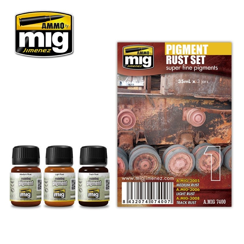 AMMO – 7400 Pigment Rust Set