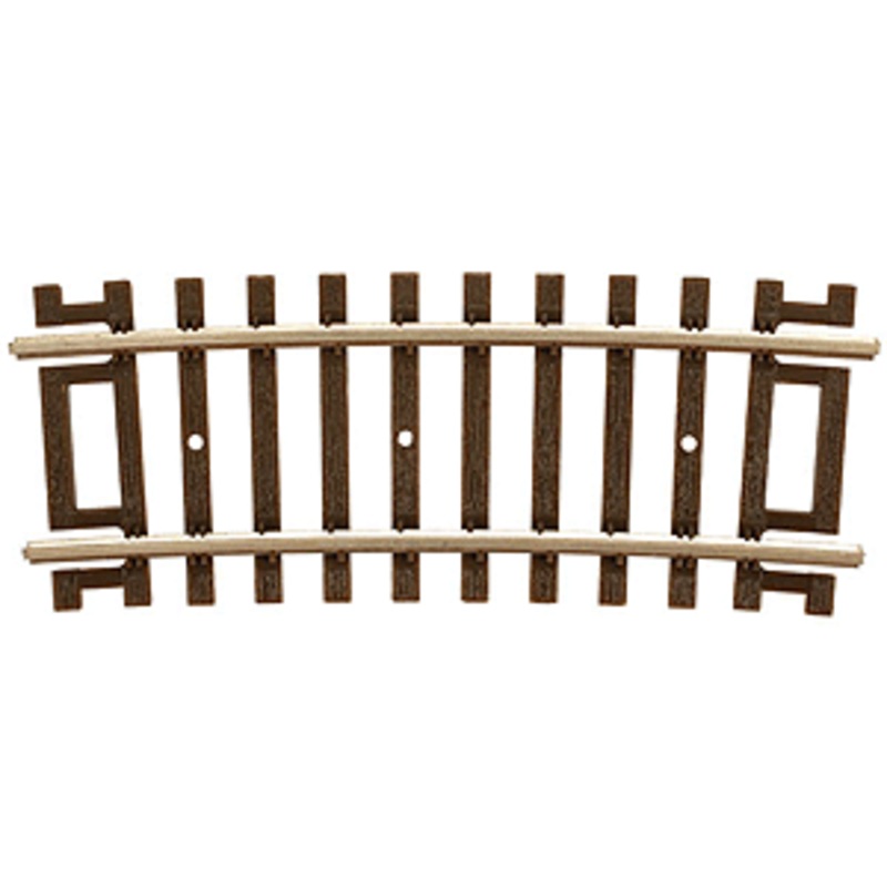 Atlas 537 HO, Code 83, 22″ Radius 1/3 Curve, 6.75 Degree, 4 Pieces