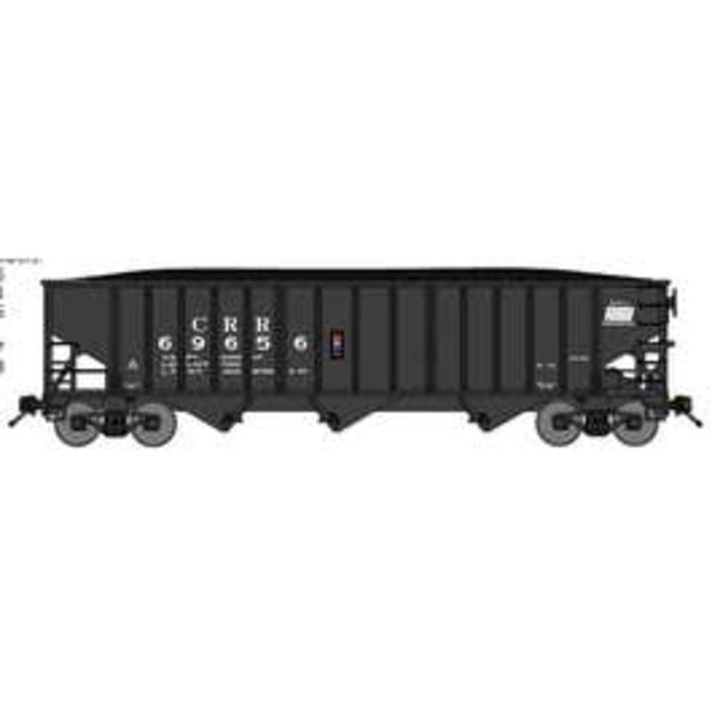 Bluford Shops 14610 N 14-Panel 3-Bay Hopper Clinchfield ex-P&LE (PC) #CRR 69656
