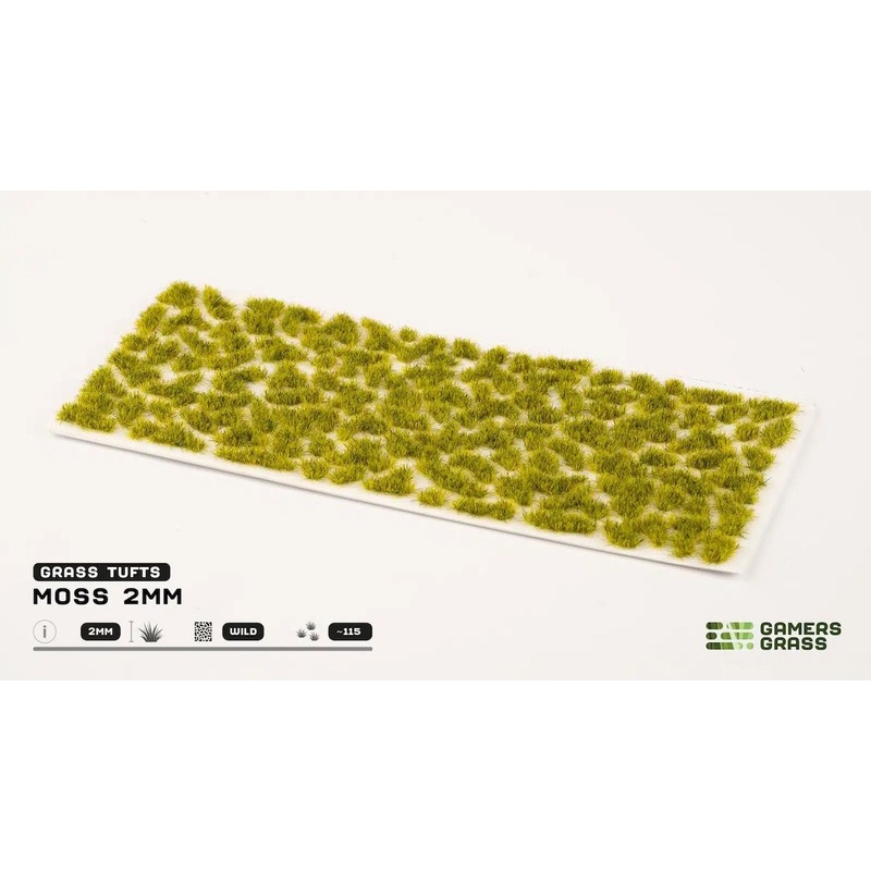 Gamers Grass – 2mm Tufts – Moss  (GG2-MO)