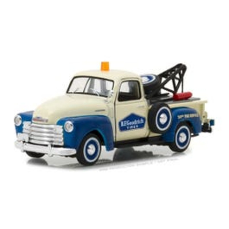 GreenLight #87010C BF Goodrich Service – 1953 Chevrolet 3100 Tow Truck 1/43