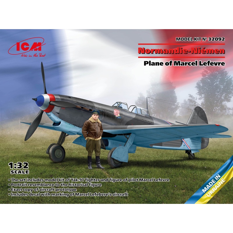 ICM – 1/32 Yak-9t w/Marcel Lefevre