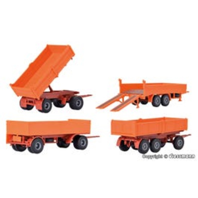 Kibri 15707  HO Trailer set kit