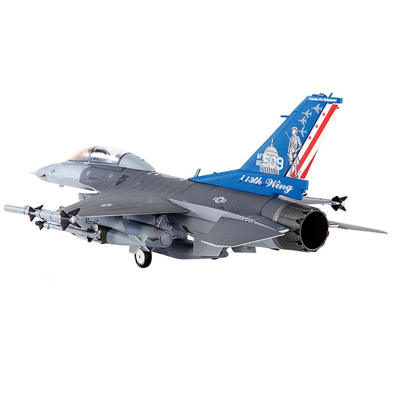 Lockheed F-16D Fighting Falcon Fighter Plane “USAF ANG 121st Fighter Squadron 113th Fighter Wing” (2011) 1/72 Diecast Model by JC Wings