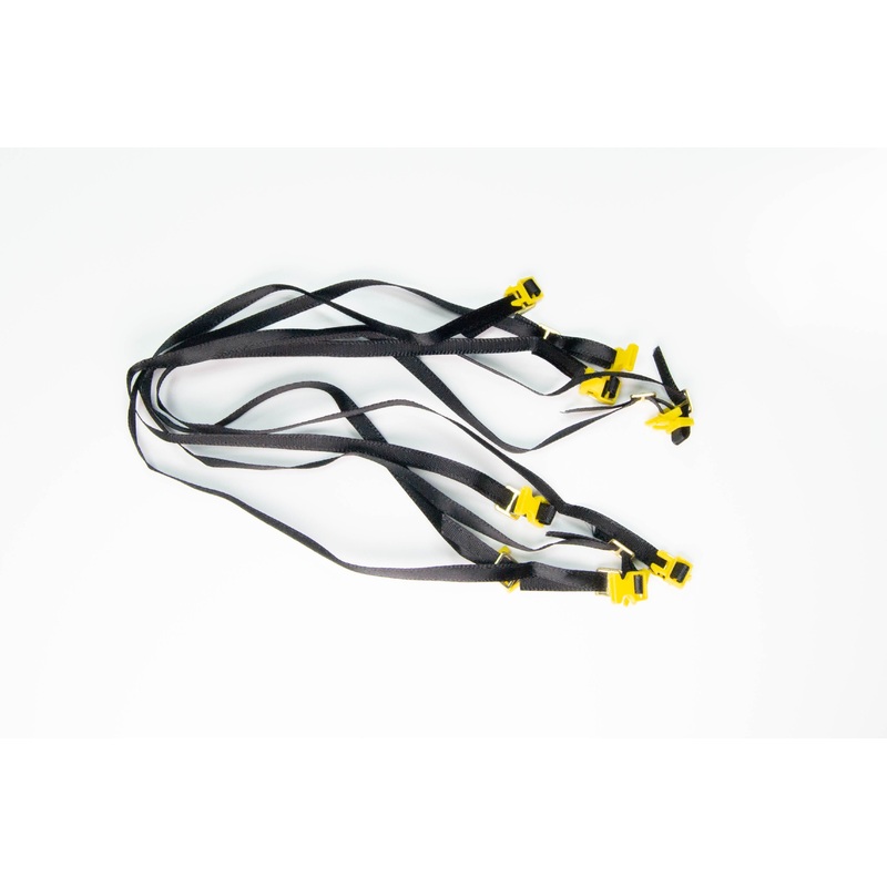 Details – Luggage Rack Straps Yellow Buckle