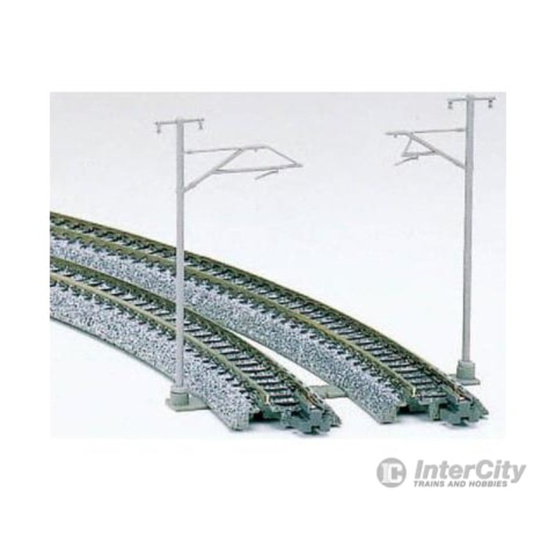 Kato 230591 Catenary Poles & Accessories — Single Track Poles pkg(16)