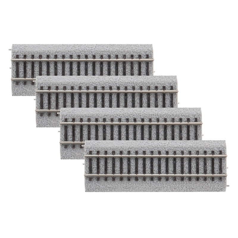 Lionel 8768054 HO, Magnelock Track 5 Inch Straight Section, 4 Pieces