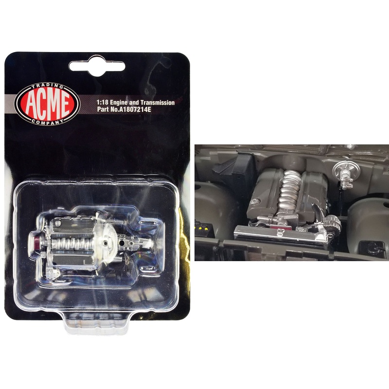 LS-10 Engine & Transmission Replica from “1969 Chevrolet C-10 LS-10 Custom Pickup Truck” 1/18 by ACME