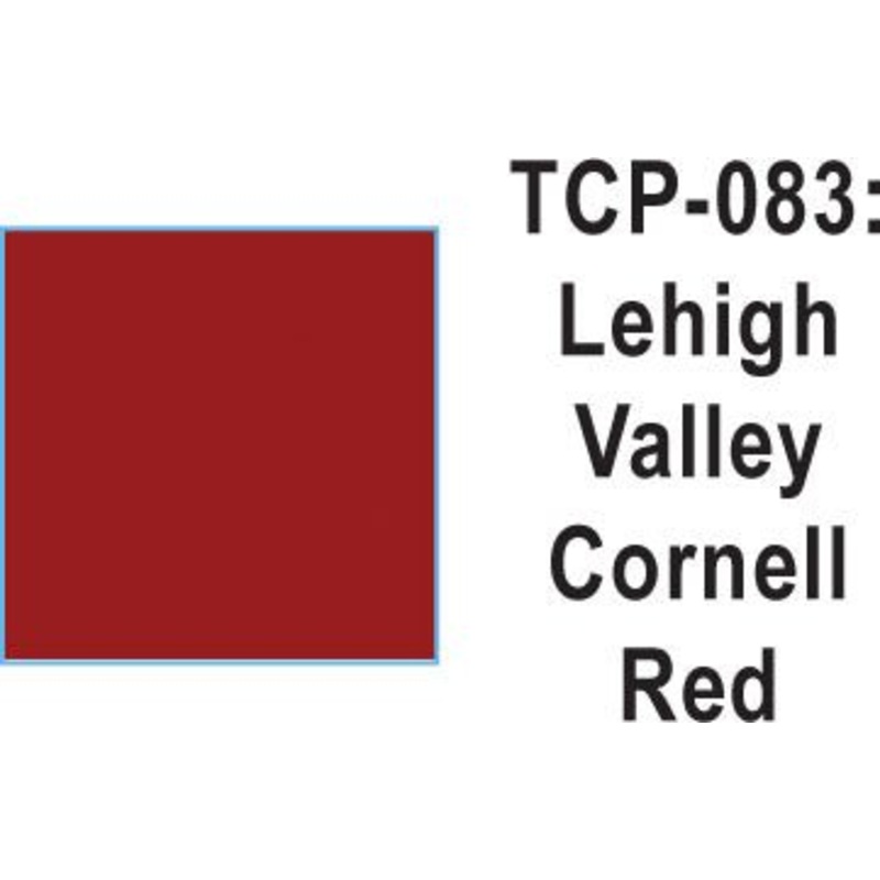 Tru Color TCP-83 Lehigh Valley Cornell Red Paint 1 ounce
