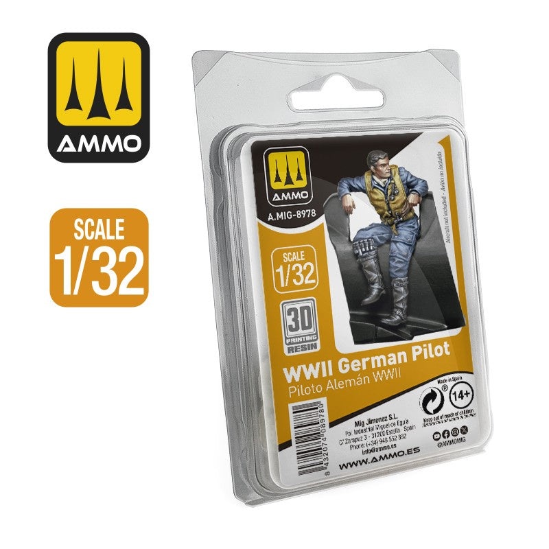 AMMO – 1/32 WWII German Pilot