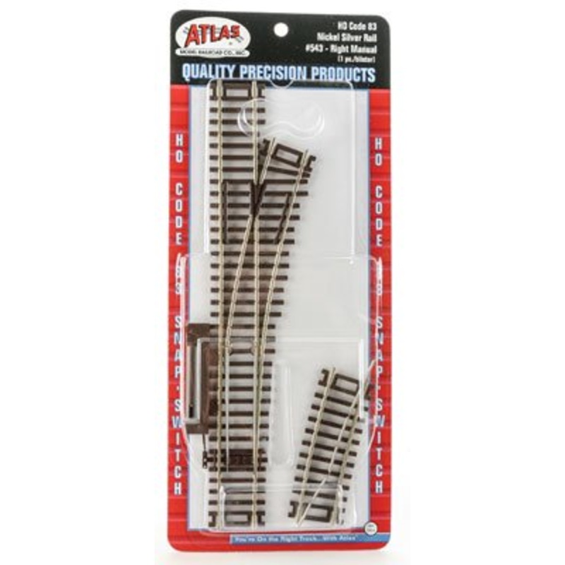 Atlas 543 HO, Code 83, Manual Snap Switch, Right Hand
