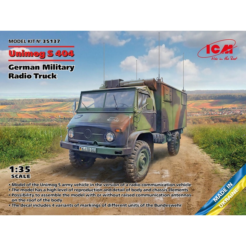 ICM – 1/35 Unimog S 404 – Radio Truck