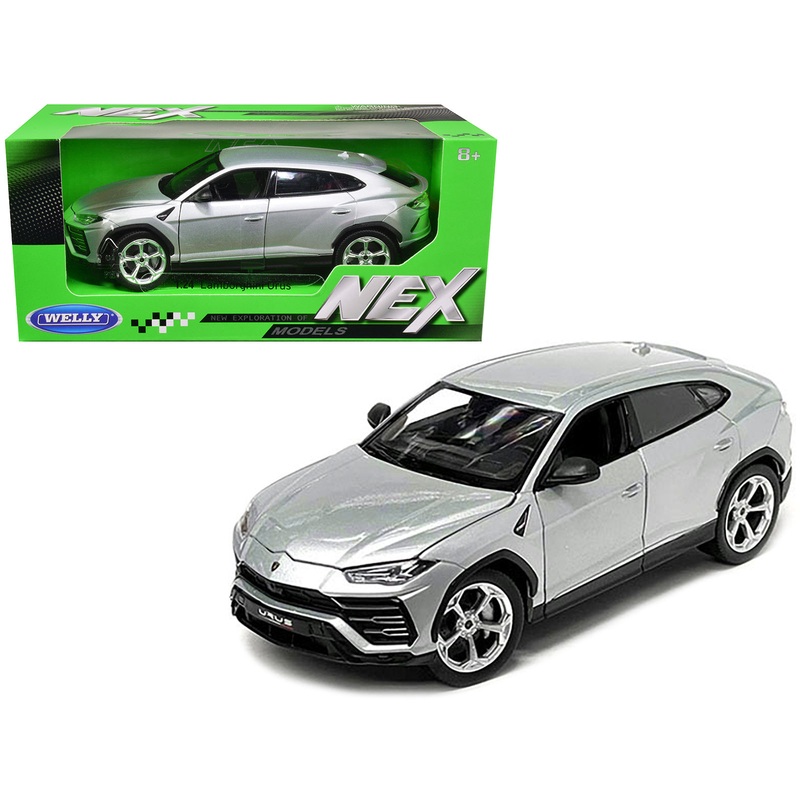 Lamborghini Urus Gray Metallic “NEX Models” 1/24 Diecast Model Car by Welly