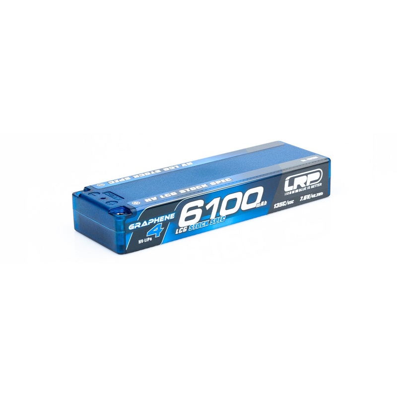 LRP – 7.6V Battery 6100mAH Lipo 135C Graphene 4 (HV LCG Stock Spec)