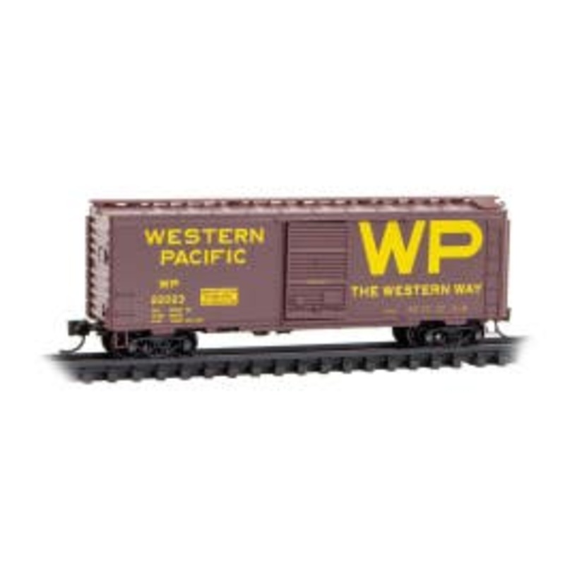 Micro Trains 02000517 N Scale 40' Standard Boxcar Western Pacific Rd# 22023