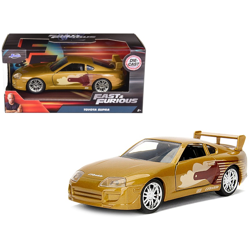 Slap Jack’s Toyota Supra Gold “Fast & Furious” Movie 1/32 Diecast Model Car by Jada