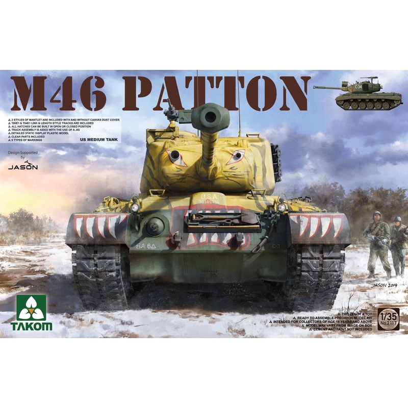 Takom – 1/35 US Medium Tank M-46 Patton
