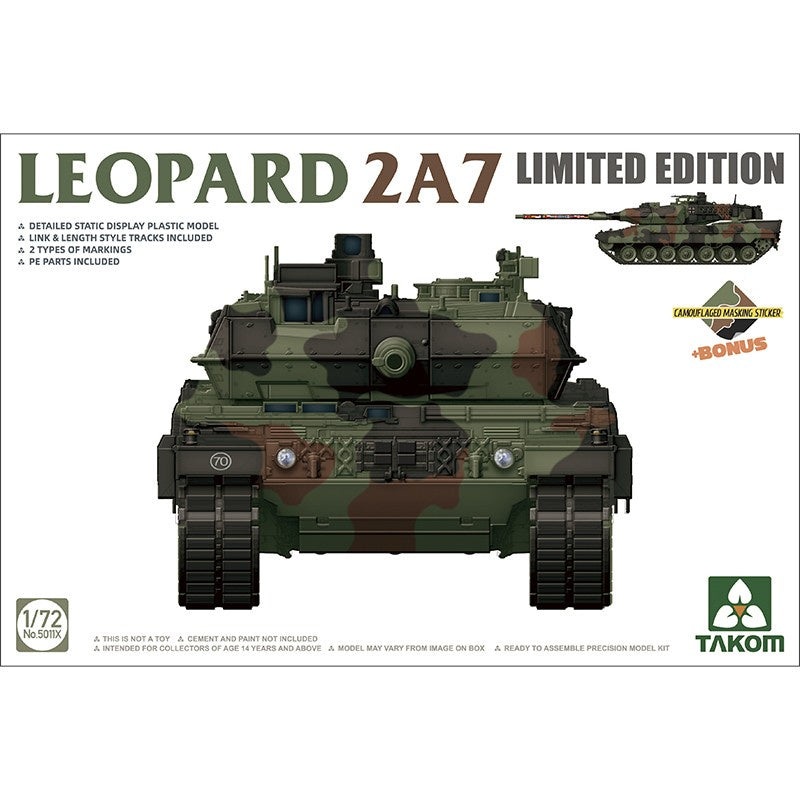 Takom – 1/72 Leopard 2A7