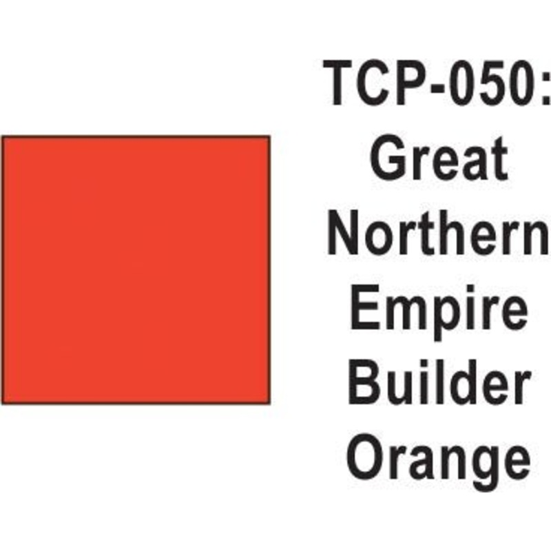 Tru Color TCP-50 Great Northern Empire Builder Orange 1 ounce
