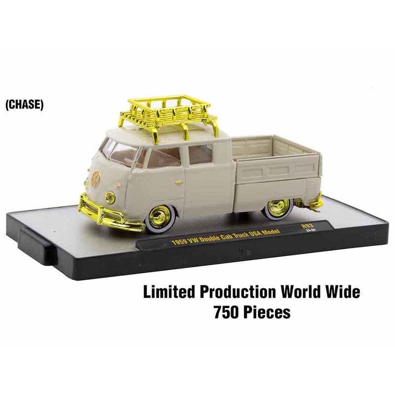 “Auto-Thentics” 6 piece Set Release 93 IN DISPLAY CASES Limited Edition 1/64 Diecast Model Cars by M2 Machines