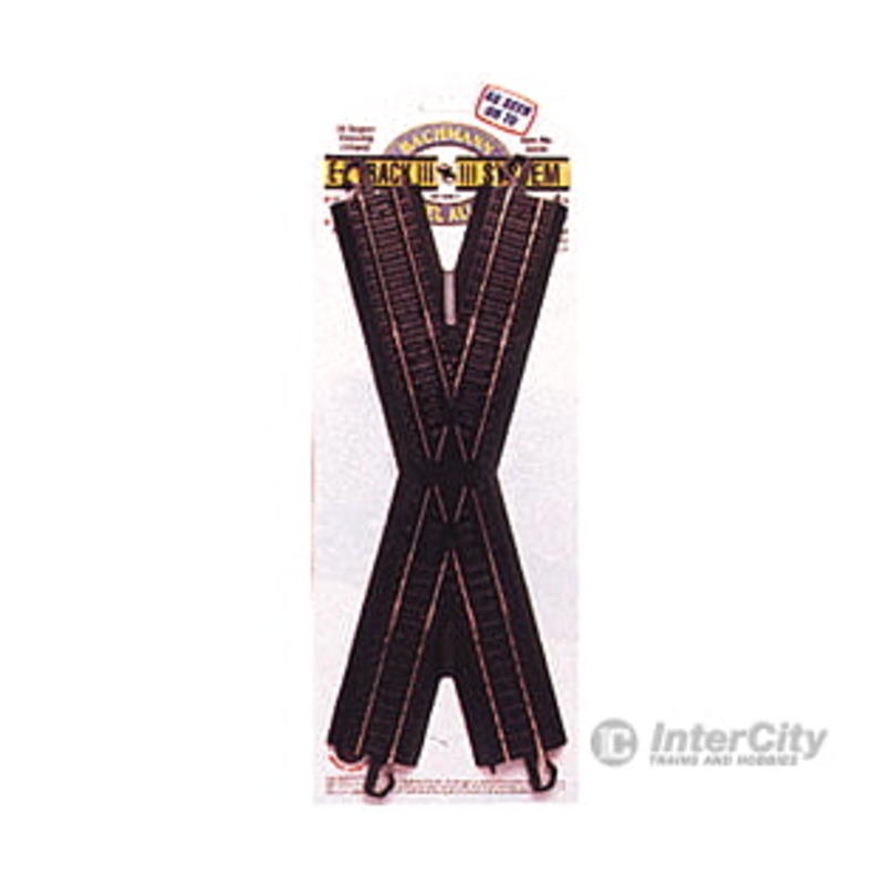 Bachmann 44440 Crossing w/Steel Rail & Black Roadbed – E-Z Track(R) — 30-Degree